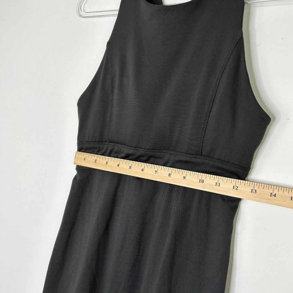 Athleta Deep Breath Bralette Dress Womens Size Small Black Olive - Picture 7 of 11